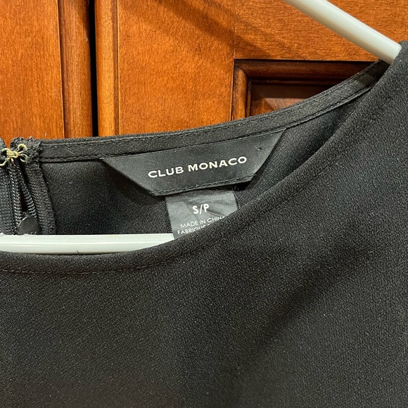 Club Monaco Fitted Blouse, black, size S - Picture 5 of 7